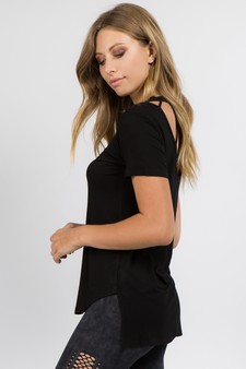 Lady's Strappy Cut Out Back Top style 2