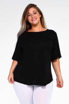 Lady's Bell Short Sleeve Tunic Top style 2