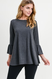 Women's 3/4 Bell Sleeve Top style 2