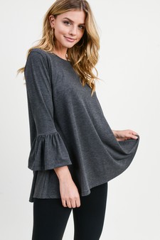 Women's 3/4 Bell Sleeve Top style 4