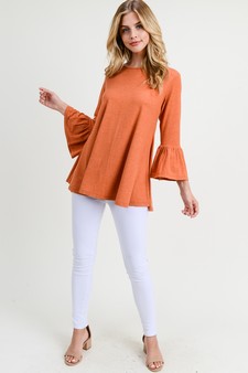 Women's 3/4 Bell Sleeve Top style 5