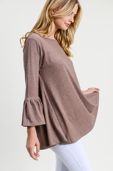 Women's 3/4 Bell Sleeve Top style 3