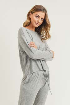 Women’s Long Sleeve Top and Jogger Set style 4