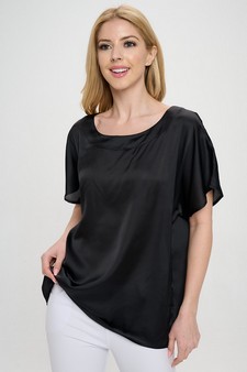 Women’s Casual and Sleek Short-Sleeve Blouse style 4