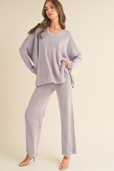 Women's  Loose Fit Comfy Knit Set style 2