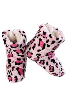 Women Indoor Animal Print Slipper Boots style 2