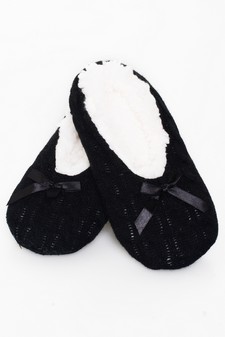 Kids Indoor Knit Ballet slippers style 5