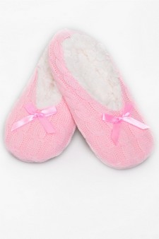 Knit Ballet slippers style 6