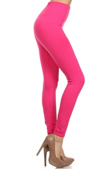 High Waisted Seamless Fleece Tights with Tummy Control style 2