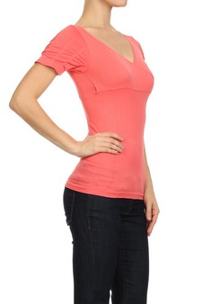 Coral-Lady's Seamless Fashion Top style 2