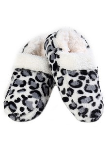 Women Indoor Animal Print Loafer Style Slippers style 2