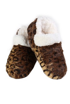 Women Indoor Animal Print Loafer Style Slippers style 5