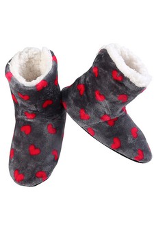 Women Indoor Animal Print Slipper Boots style 4