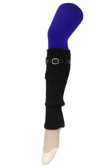 KNIT LEGWARMERS WITH ADJUSTABLE SKINNY BELT style 2