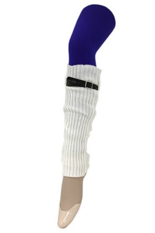 KNIT LEGWARMERS WITH ADJUSTABLE SKINNY BELT style 8