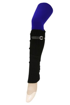 KNIT LEGWARMERS WITH ADJUSTABLE SKINNY BELT style 9