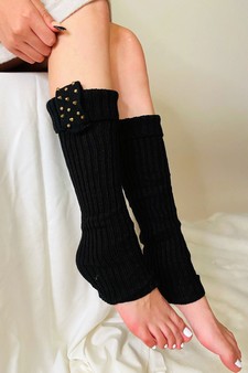 Women's Stud Loop Leg Warmers style 2