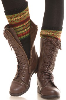 Lady's Fashion Designed Leg Warmer style 4