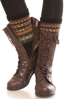 Lady's Fashion Designed Leg Warmer style 6