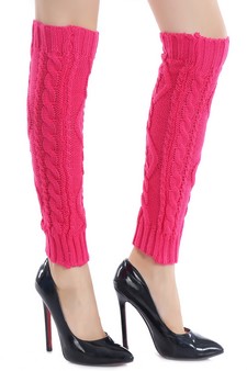 Lady's Emerald Fashion Designed Leg Warmer style 9