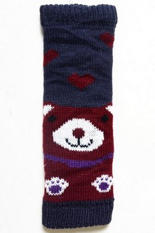 Kid's Happy Bear Design Leg Warmers style 10