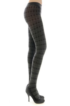 Lady's Salom Pattern Design Fashion Tights style 2