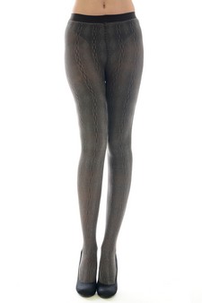 Lady's Mesopotamia Hieroglyphs  Fashion Tights style 2