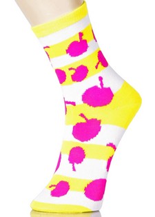 3 Single Pair Bundle Pack Lady's Cherry Drops Novelty style 2