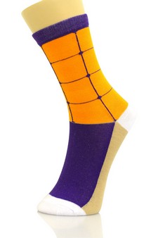 (RG-434-P-12) 3 Single Pair Bundle Pack Fashion Crew Socks