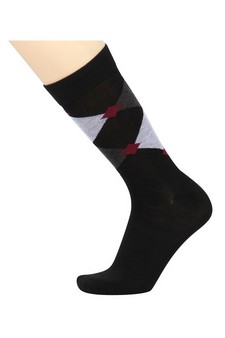 Men's Cotton Blended Dress Socks style 3