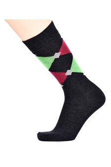 Men's Cotton Blended Dress Socks style 4