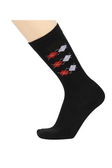 Men's Cotton Blended Dress Socks style 3