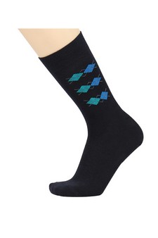 Men's Cotton Blended Dress Socks style 5