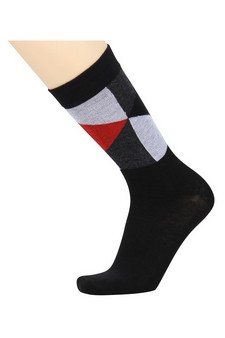 Men's Cotton Blended Dress Socks style 4