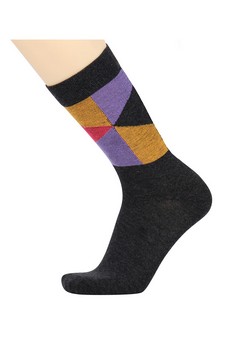 Men's Cotton Blended Dress Socks style 5