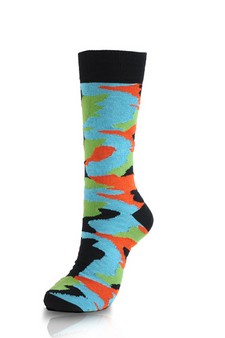 Men's Cotton Blended Dress Socks style 4