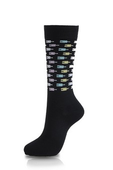 Men's Cotton Blended Dress Socks style 2