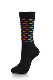 Men's Cotton Blended Dress Socks style 3
