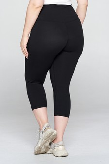 Women's High Rise Casual Capri Leggings style 3