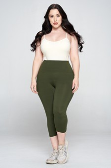 Women's High Rise Casual Capri Leggings style 6