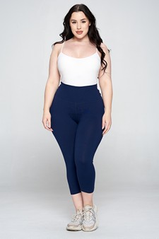 Women's High Rise Casual Capri Leggings style 6