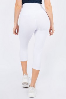 Women's High Rise Casual Capri Leggings style 3