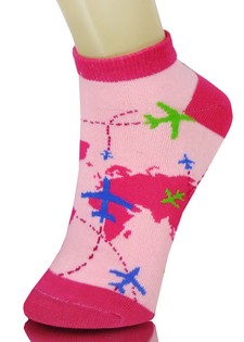 AERIAL MAP LOW CUT SOCKS style 2