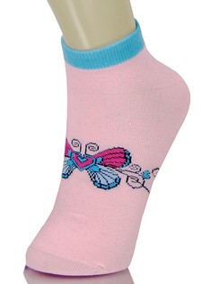 BUTTERFLY BAND LOW CUT SOCKS style 4