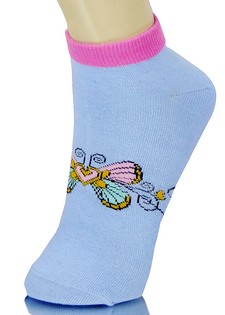 BUTTERFLY BAND LOW CUT SOCKS style 5