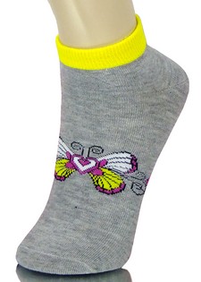 BUTTERFLY BAND LOW CUT SOCKS style 6