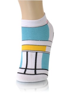 GEOMETRIC MOD LOW CUT SOCKS style 2