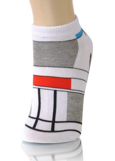 GEOMETRIC MOD LOW CUT SOCKS style 3