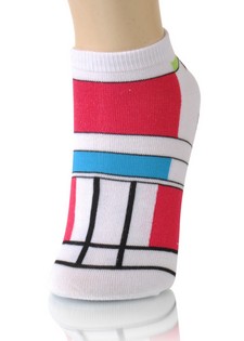 GEOMETRIC MOD LOW CUT SOCKS style 5