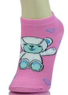 TEDDY BEAR LOW CUT SOCKS style 2